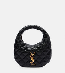 YSL-Inspired Icarino Quilted Small Shoulder Bag With Box (Black)
