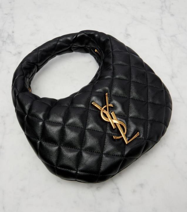 YSL-Inspired Icarino Quilted Small Shoulder Bag With Box (Black) Main image