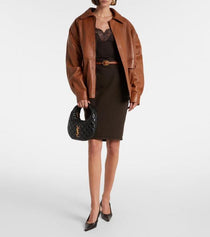 YSL-Inspired Icarino Quilted Small Shoulder Bag With Box (Black)