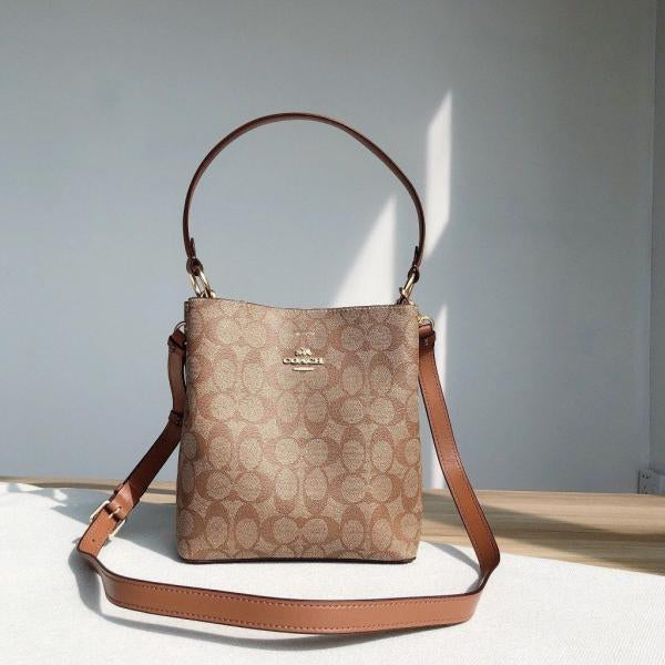 C-Inspired Inspired Mollie Bucket Bag With Box (Brown) Main image