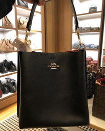 C-Inspired Mollie Bucket Bag With Box (Full Black)
