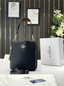 C-Inspired Mollie Bucket Bag With Box (Full Black)