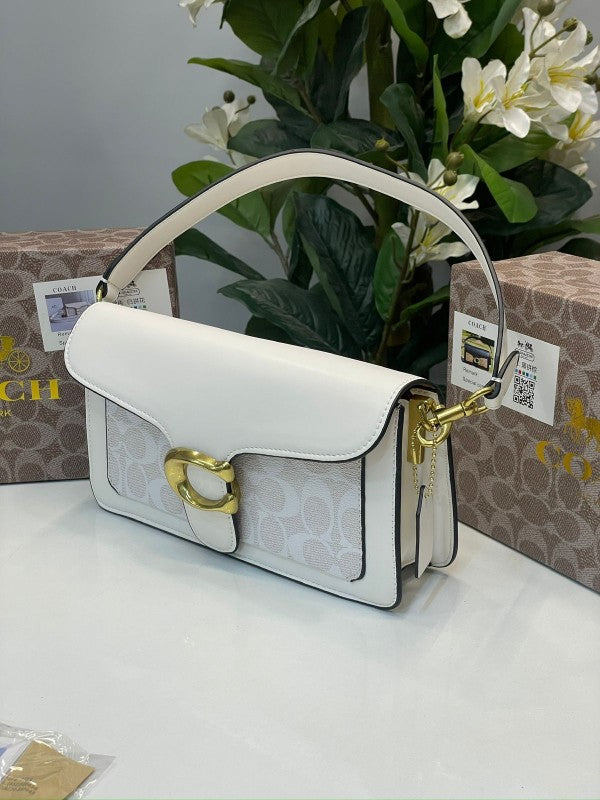 C-Inspired Tabby Shoulder Bag With Box (White) Secondary image