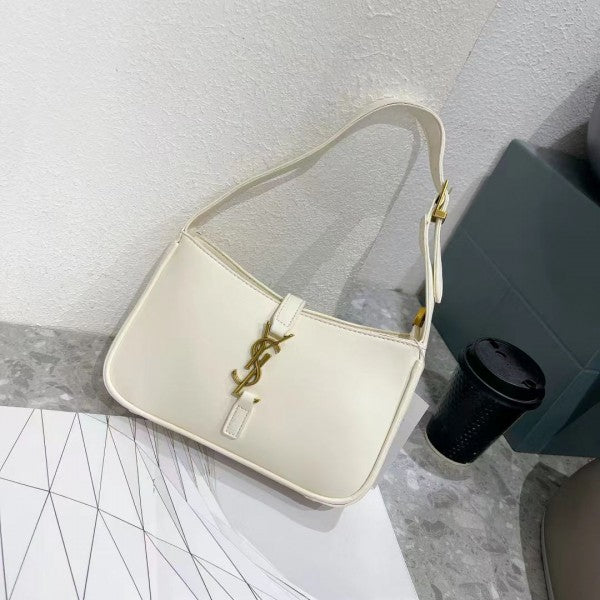 Ysl-Inspired Hobo Bag With Box (White)