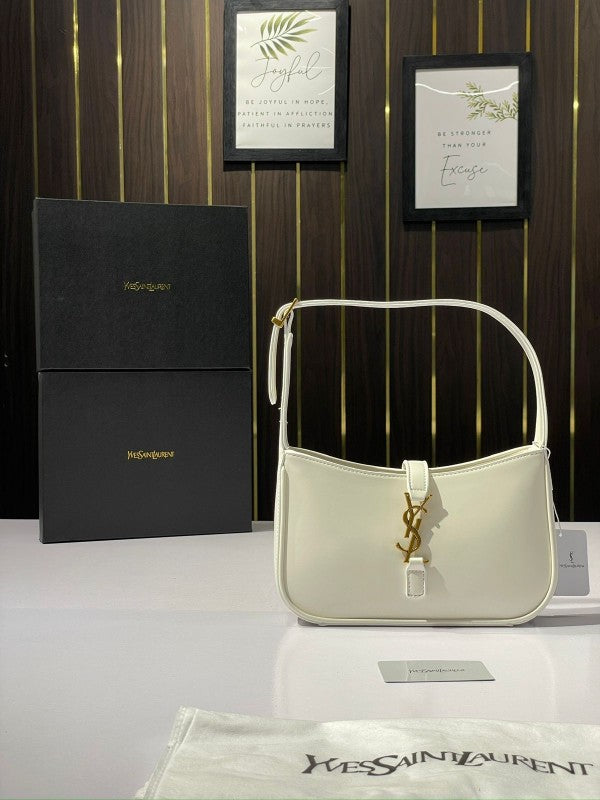 Ysl-Inspired Hobo Bag With Box (White)
