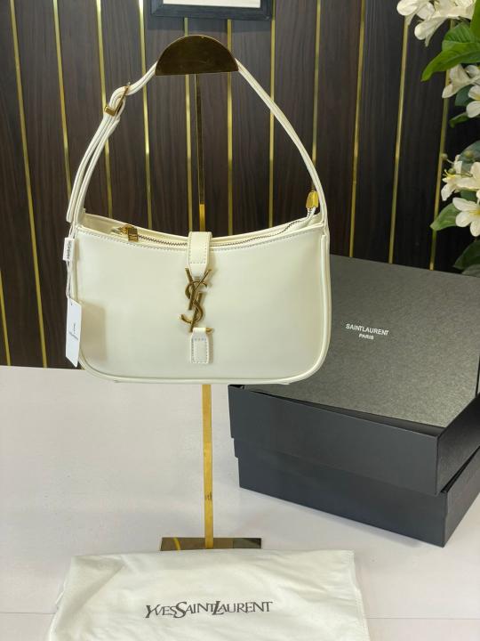 Ysl-Inspired Hobo Bag With Box (White)