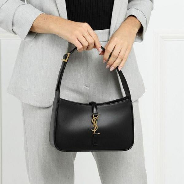 Ysl-Inspired Hobo Bag With Box (Black)