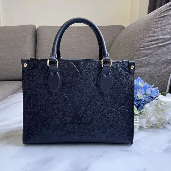 LV-Inspired On The Go With Dust Bag (Black)