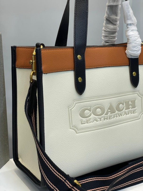 C-Inspired Field Tote Bag With Double Box