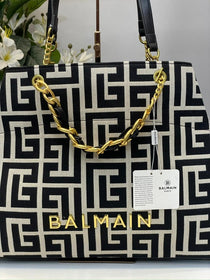 Balmain Jacquard Tote Bag With Dust Bag