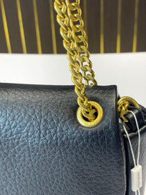 YSL-Inspired Calypso Shoulder Bag With Dust Bag (Black)