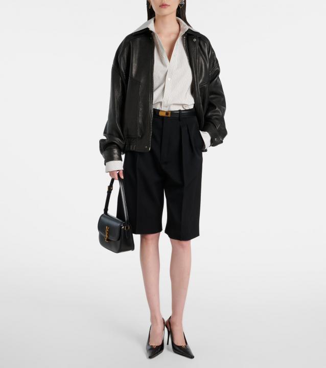 Ysl-Inspired Solferino Shoulder Bag With Box (Black)