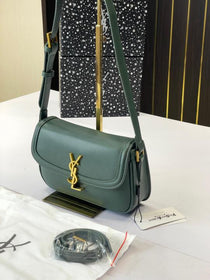 Ysl-Inspired Solferino Shoulder Bag With Box (Green)