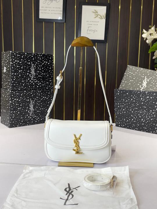 Ysl-Inspired Solferino Shoulder Bag With Box (white)