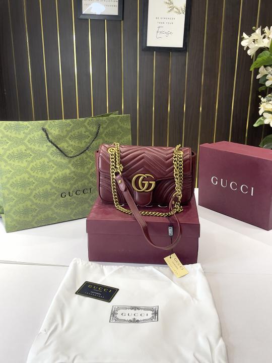 G-Inspired Marmont Premium With Box (Wine)