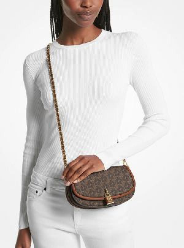 MK-Inspired Mila Shoulder Bag With Box (coffee)