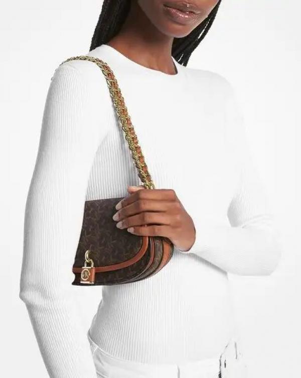 MK-Inspired Mila Shoulder Bag With Box (coffee)