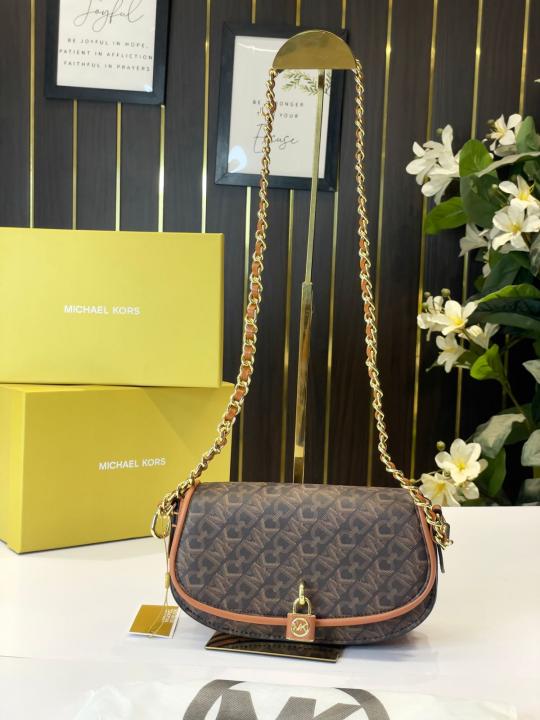 MK-Inspired Mila Shoulder Bag With Box (coffee) Secondary image