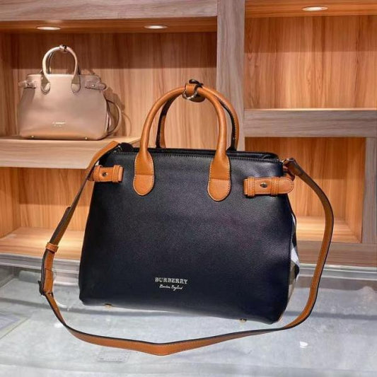 BB-inspired Porsum Signature Bag With Dust Bag (Black-Brown)