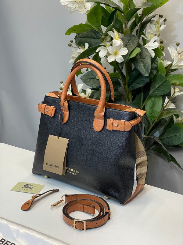 BB-inspired Porsum Signature Bag With Dust Bag (Black-Brown)