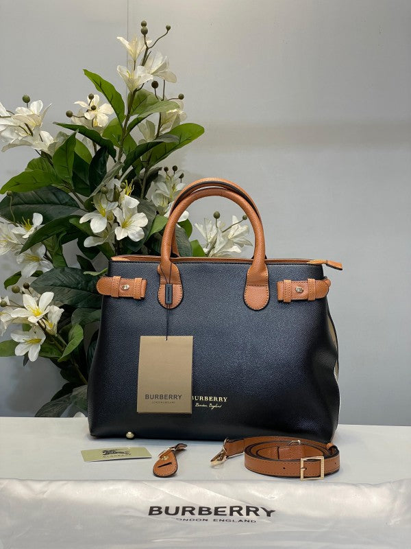 BB-inspired Porsum Signature Bag With Dust Bag (Black-Brown)