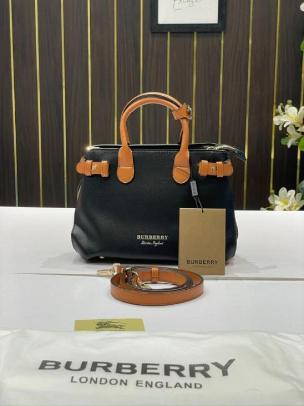 BB-inspired Porsum Signature Bag With Dust Bag (Black-Brown)