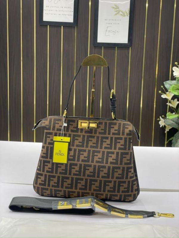F-inspired Peekabo Soft Leather Edition With Dust Bag (Brown)