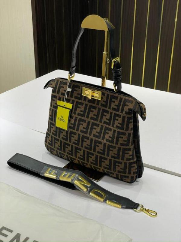 F-inspired Peekabo Soft Leather Edition With Dust Bag (Brown)