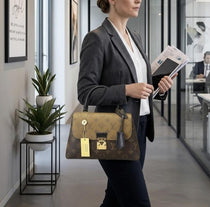 LV-Inspired Madeleine Top Handle Bag With Double Box (Signature)