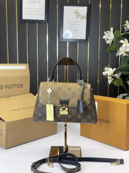 LV-Inspired Madeleine Top Handle Bag With Double Box (Signature) Secondary image