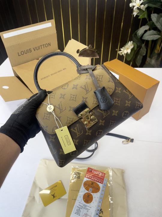 LV-Inspired Madeleine Top Handle Bag With Double Box (Signature) Main image