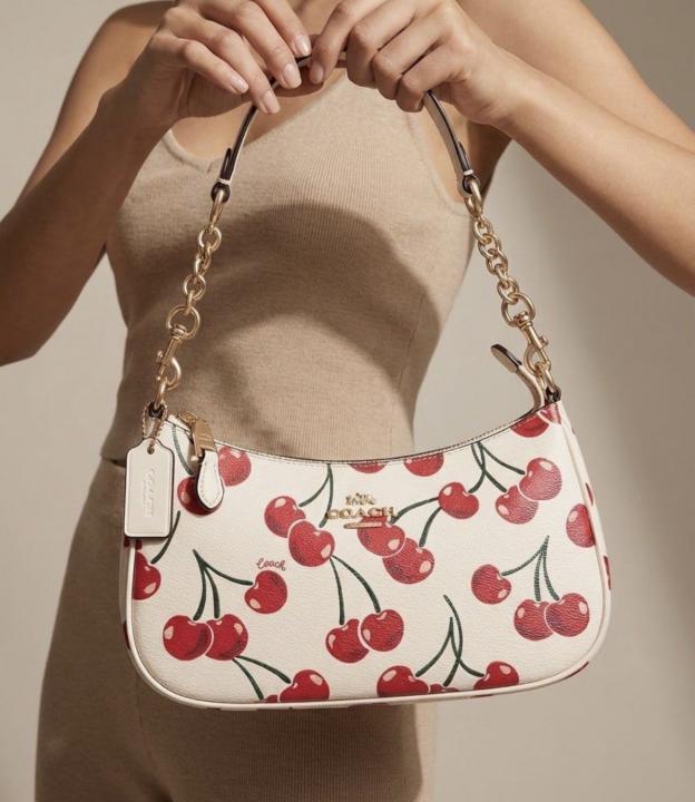 C-inspired Teri Hobo Bag With Box (White)