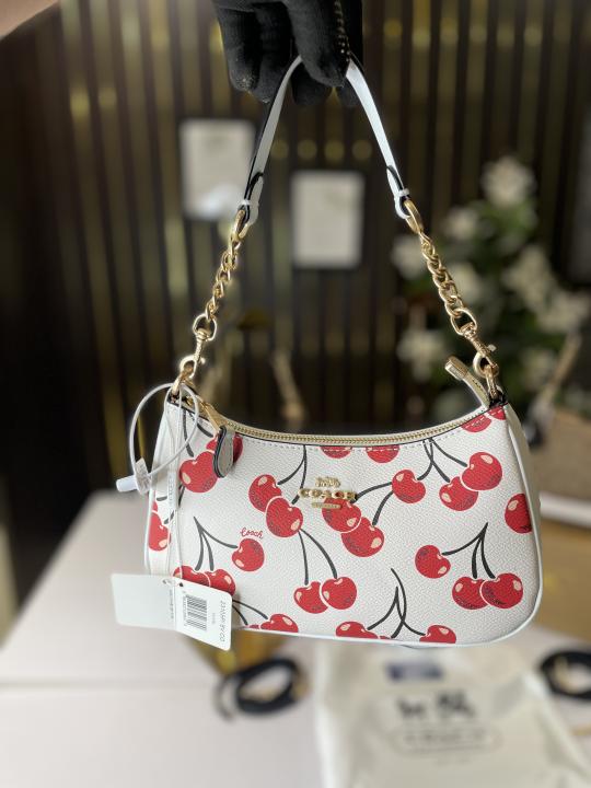 C-inspired Teri Hobo Bag With Box (White)