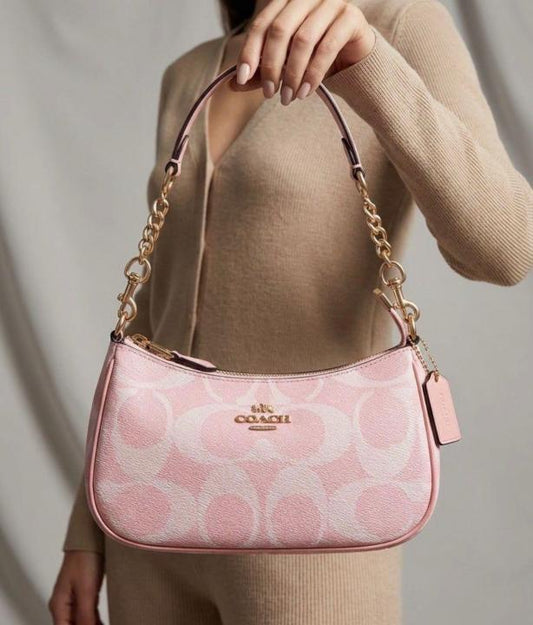 C-inspired Teri Hobo Bag With Box (Pink)