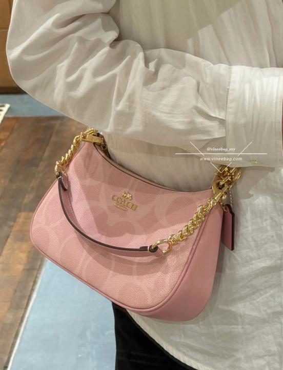 C-inspired Teri Hobo Bag With Box (Pink)