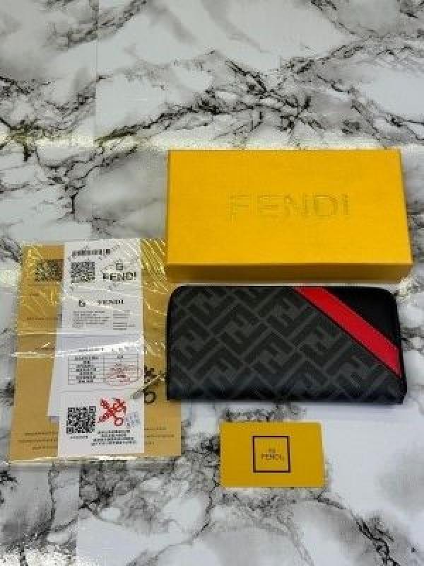 Fendi-Inspired Premium Wallet With Box