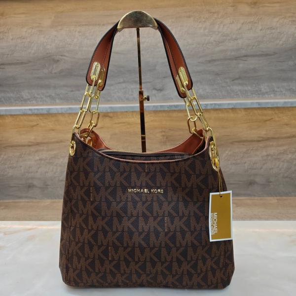 MK-inspired Fulton Handbag With Dust Bag (Brown) Main image