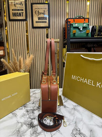 MK-Inspired Jet Set Medium Camera Crossbody Bag With Box And Dust Bag Including Carry Bag (Vanilla)