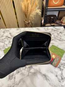G-Inspired GG Supreme Canvas Ophidia Mini Wallet With Stripe Including Box (coffee)