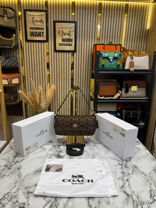 C-inspired Etta Flap Crossbody Monogram Bag With Box And Dust Bag