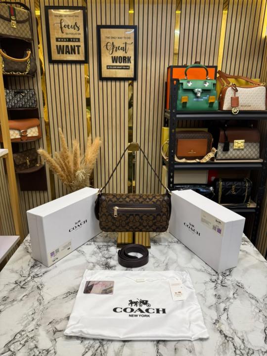 C-inspired Etta Flap Crossbody Monogram Bag With Box And Dust Bag