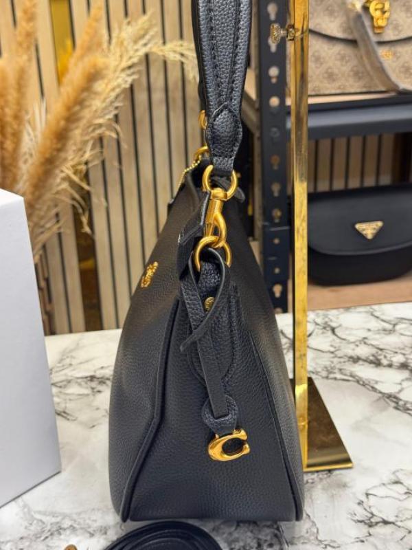 C-Inspired Penelope Shoulder Bag in Signature Canvas With Magnetic Box And Dust Bag (Black)