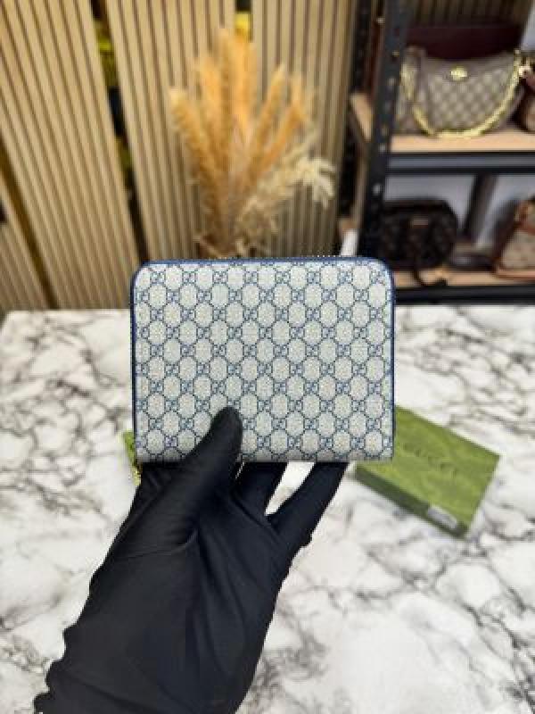 G-inspired GG Monogram Zip-around With Box (Blue)