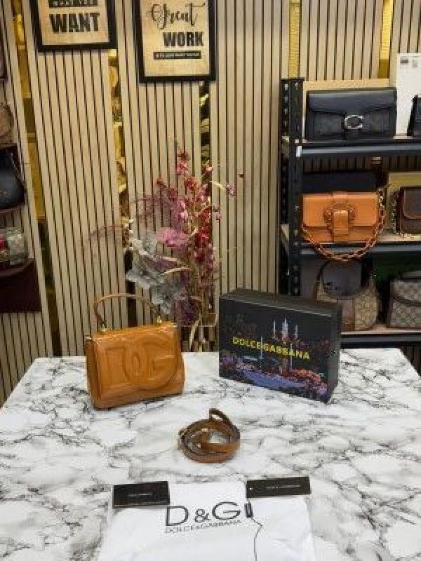 D&G Lacquered Bag (brown)