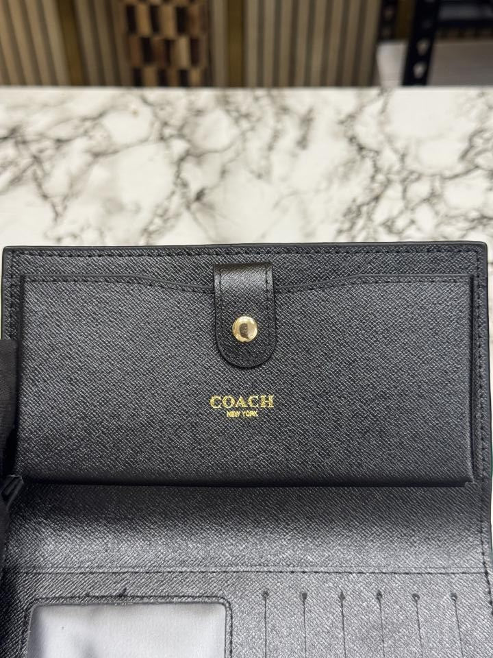 C-Inspired Premium Two Fold Wallet With Box (Black Embossed)