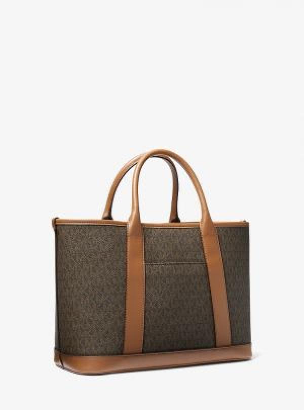 MK-Inspired Luisa Small Signature Logo Satchel