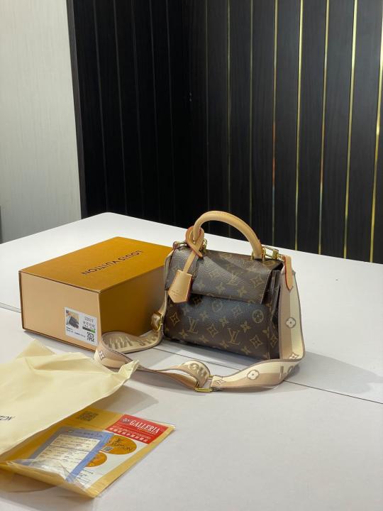 LV-Inspired Cluny Small Handbag With Box Secondary image