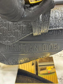 D-Inspired Saddle Embossed With Box And Dust Bag Premium Quality (Black)