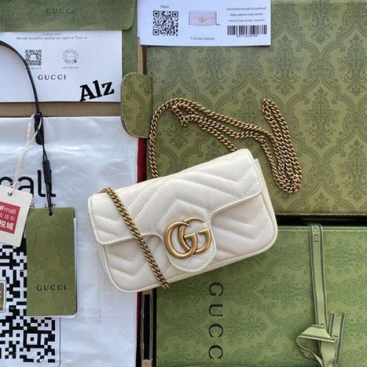 G-Inspired Marmont Super Mini 16cm With Box (white)