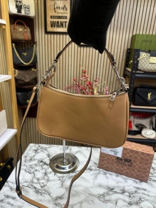 C-Inspired Teri Shoulder Bag With Box And Dust Bag (Khakhi)